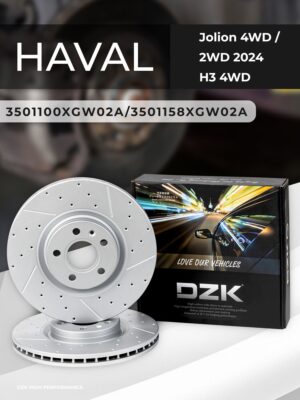 HAVAL Jolion 4WD/2WD 2024/H3 4WD. Передние вентилируемые тормозные диски. 3501100XGW02A - Миниатюра 1