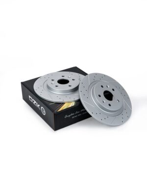 Jetour Dashing/ X70Plus/X90Plus. Задние слотированные/перфорированные тормозные диски DZК11862. F183502075/F01-3502075 - Миниатюра 1